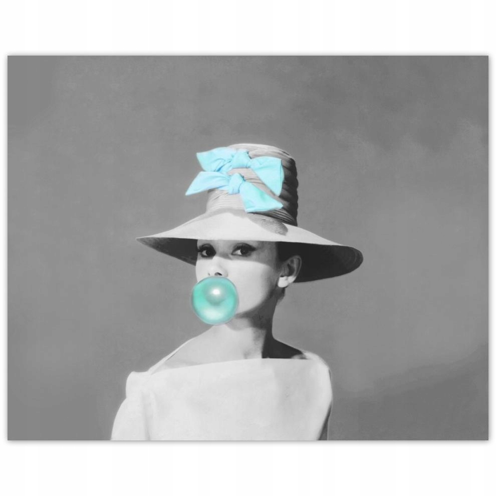 

Plakat 50x40 Audrey Hepburn z gumą