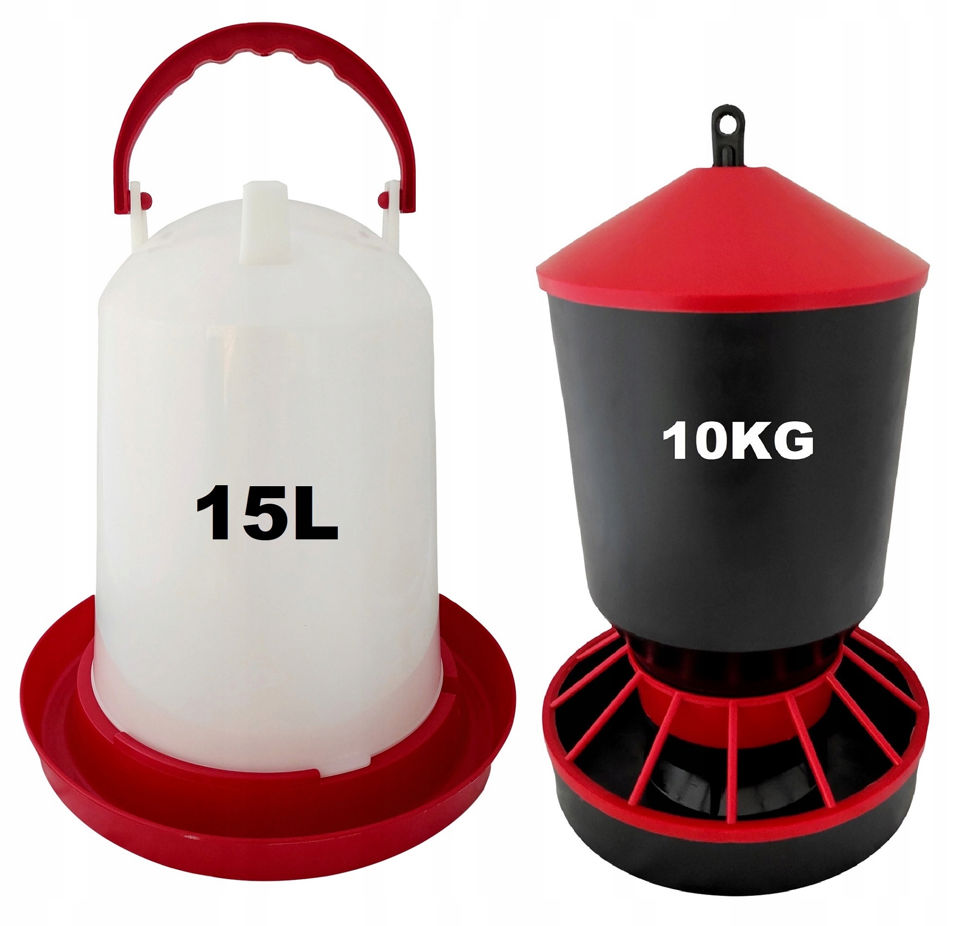 

Poidło Karmnik Dla Drobiu Kur Gęsi Kaczek 15L 10KG
