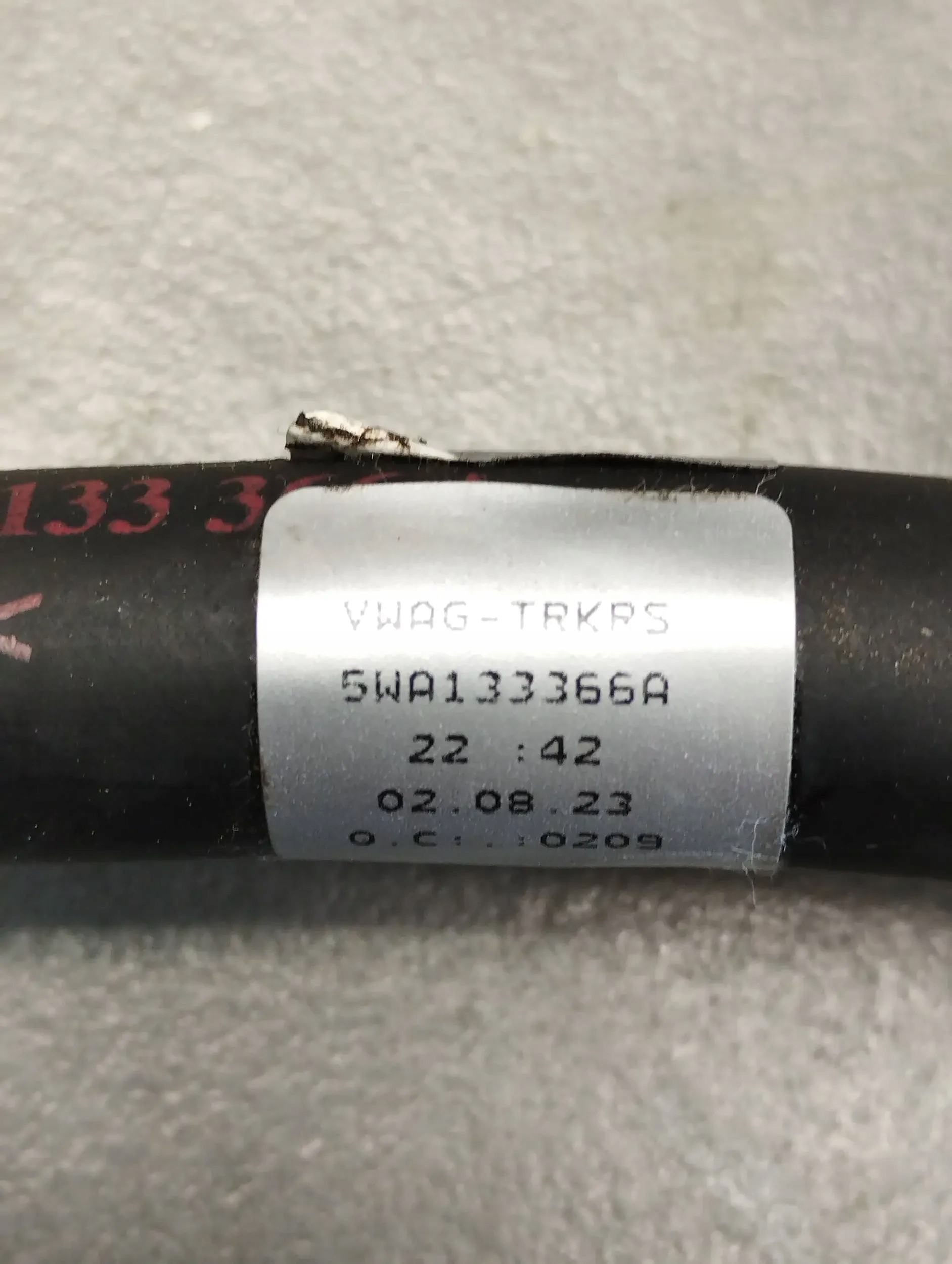 Audi S3 A3 8Y hose LACZACY 5WA133366A