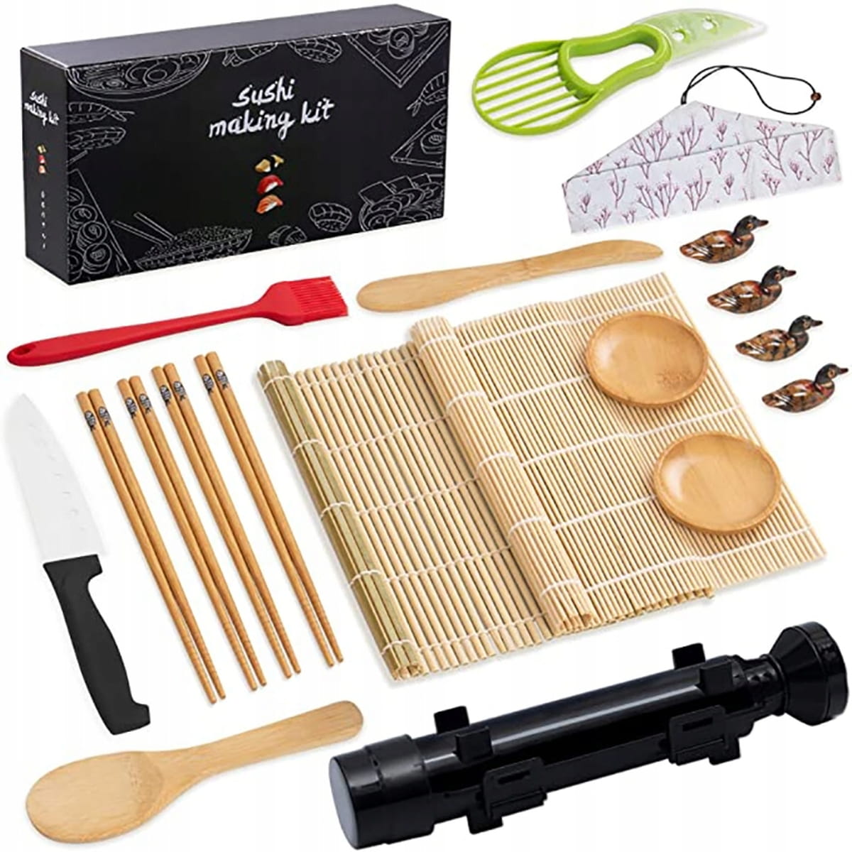 

Zestaw Roler Do Robienia Sushi zRolką Mata Nóż XXL