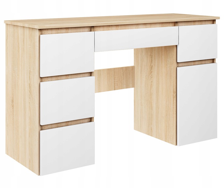 Biurko Stylowe Stabilne Solidne Pojemne Szuflady