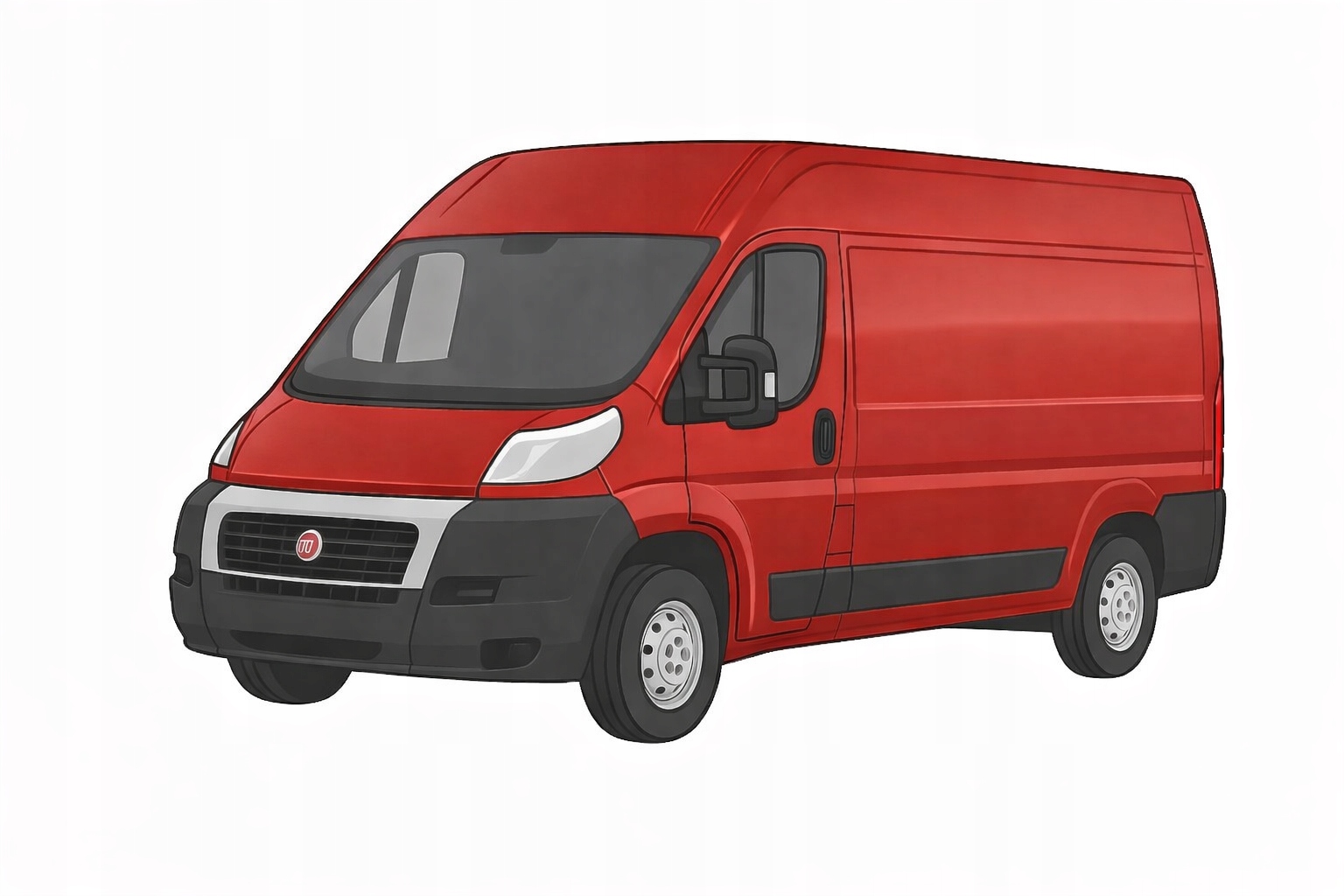 Lakier samochodowy Fiat Ducato 199A Czerwony Tycjański 100ml akryl