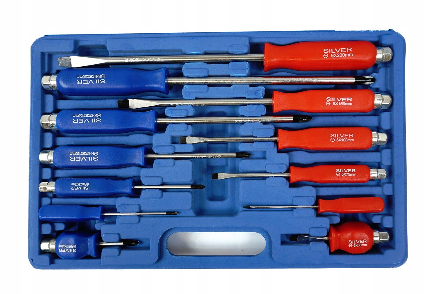 ZESTAW WKRĘTAKI DO POBIJANIA ŚRUBOKRĘTY ŚLUSARSKIE Kod producenta S-10873