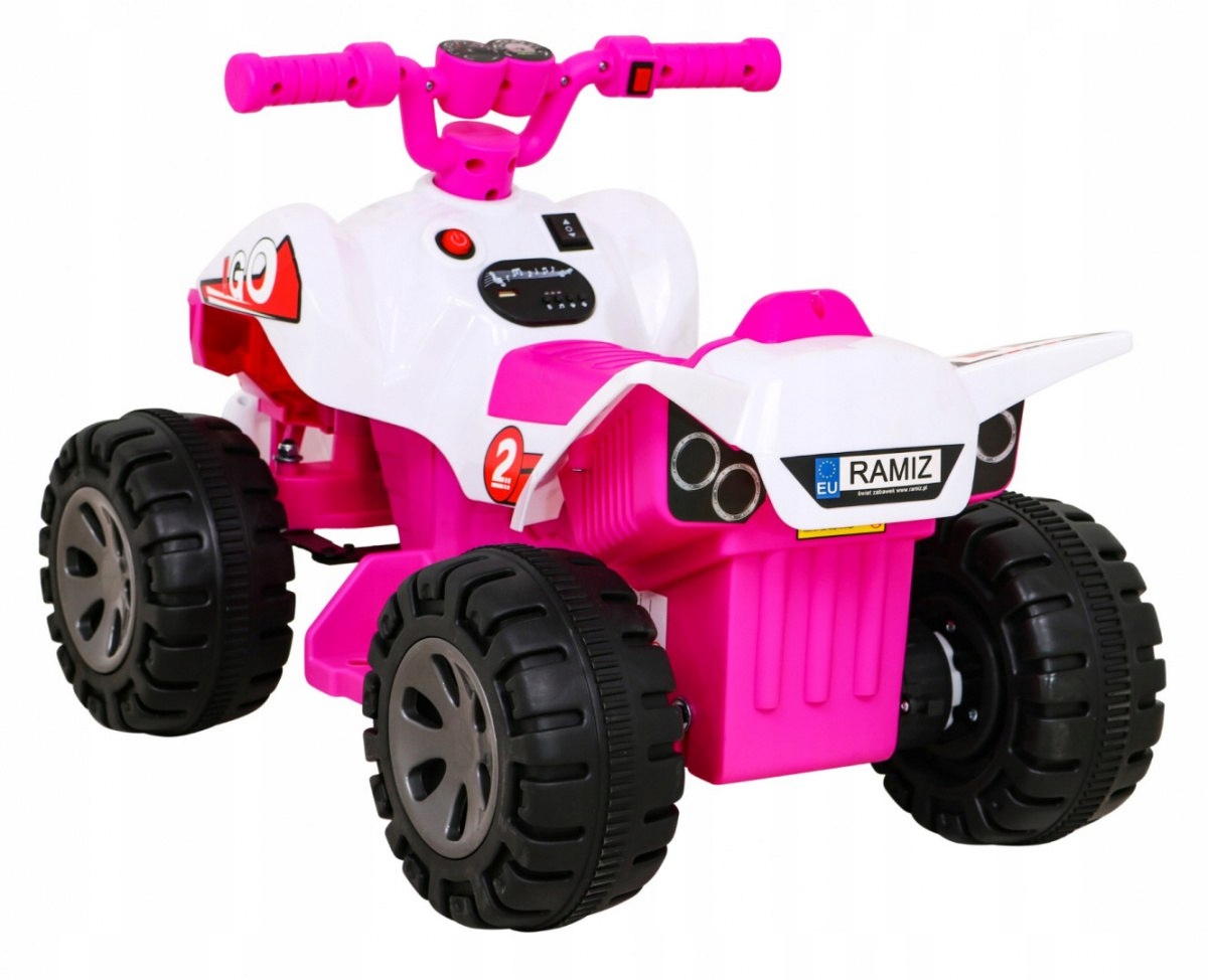 Quad The Fastest na akumulator dla dzieci Różowy + Silnik 25W Kod producenta PA.BRD-2101.ROZ