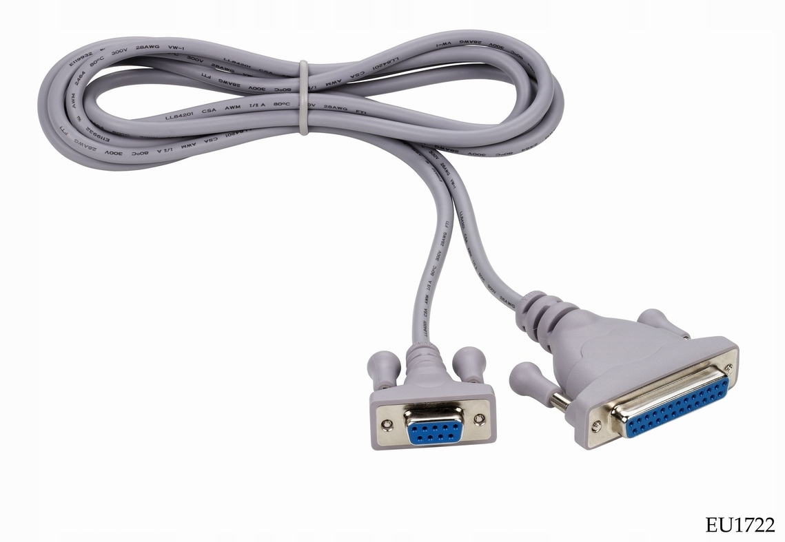 

Kabel null modem DB9 gn. DB25 gn. Thomson 1,8m