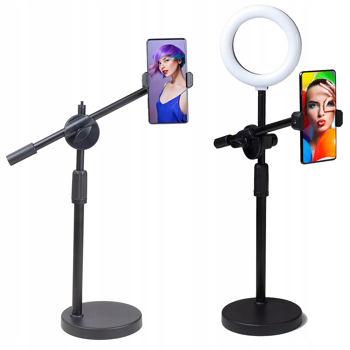 Statyw z lampą RING do smartfona na biurko Live YouTube TikTok Kod producenta STREAMME-03