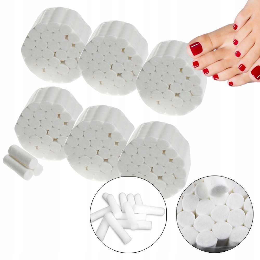 

Separatory Wałeczki Pedicure Bawełna 500 Szt 8mm