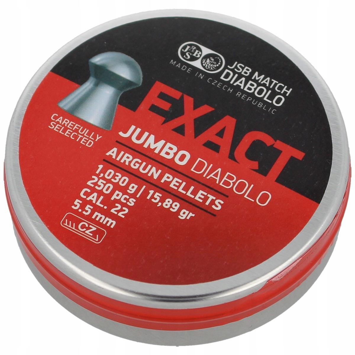 Śrut Jsb Exact Jumbo 5.51mm, 250szt