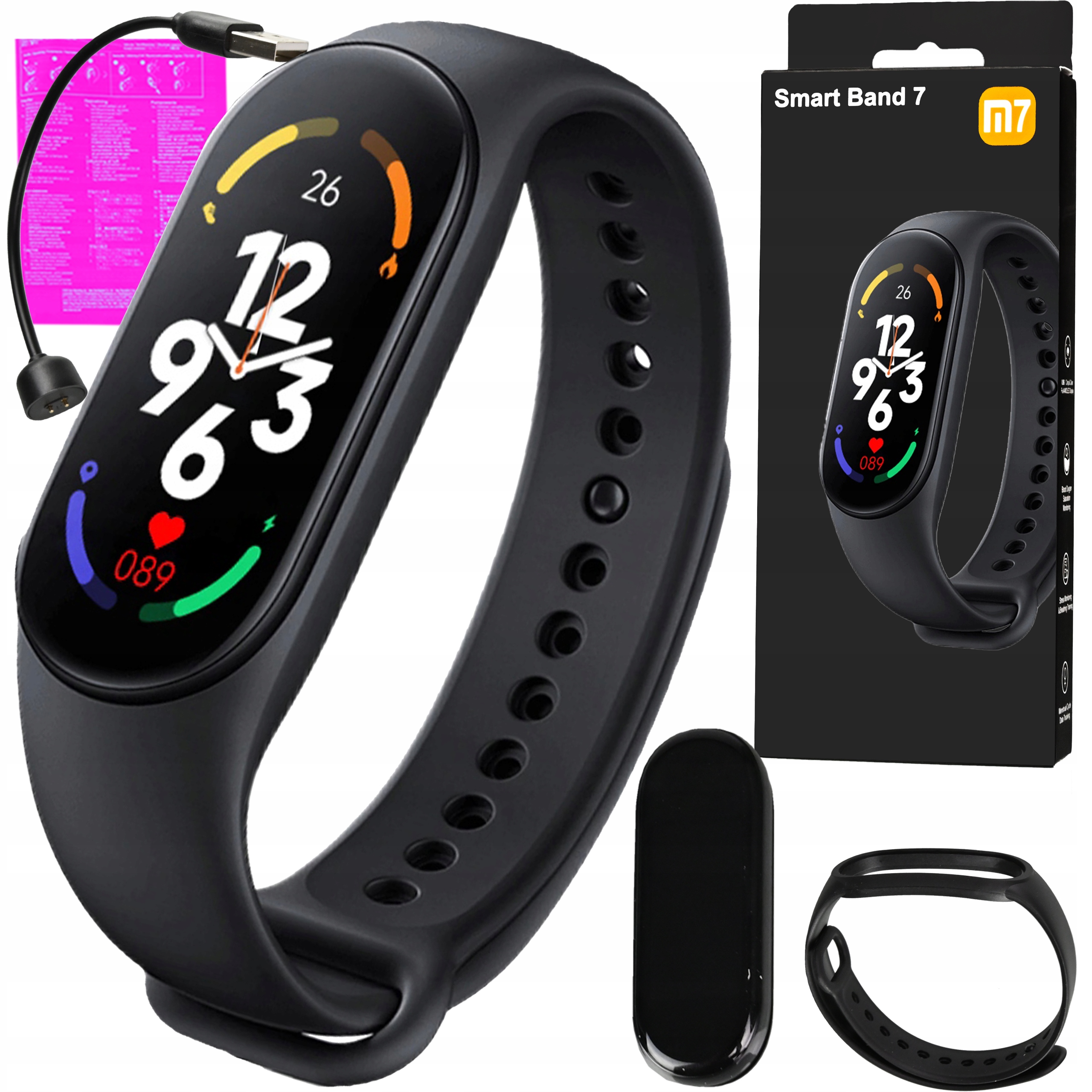 

Smartband M7 Smartwatch Opaska Sportowa Do Xiaiomi