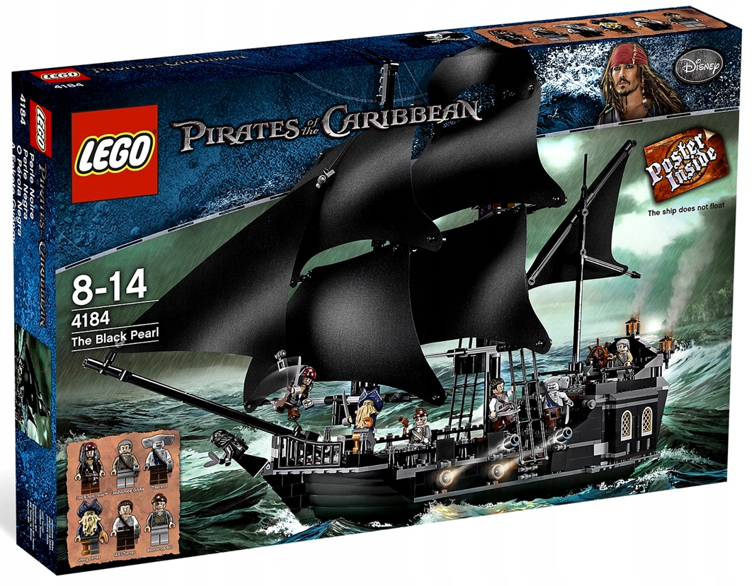Lego Piráti z Karibiku 4184 Černá perla Nové