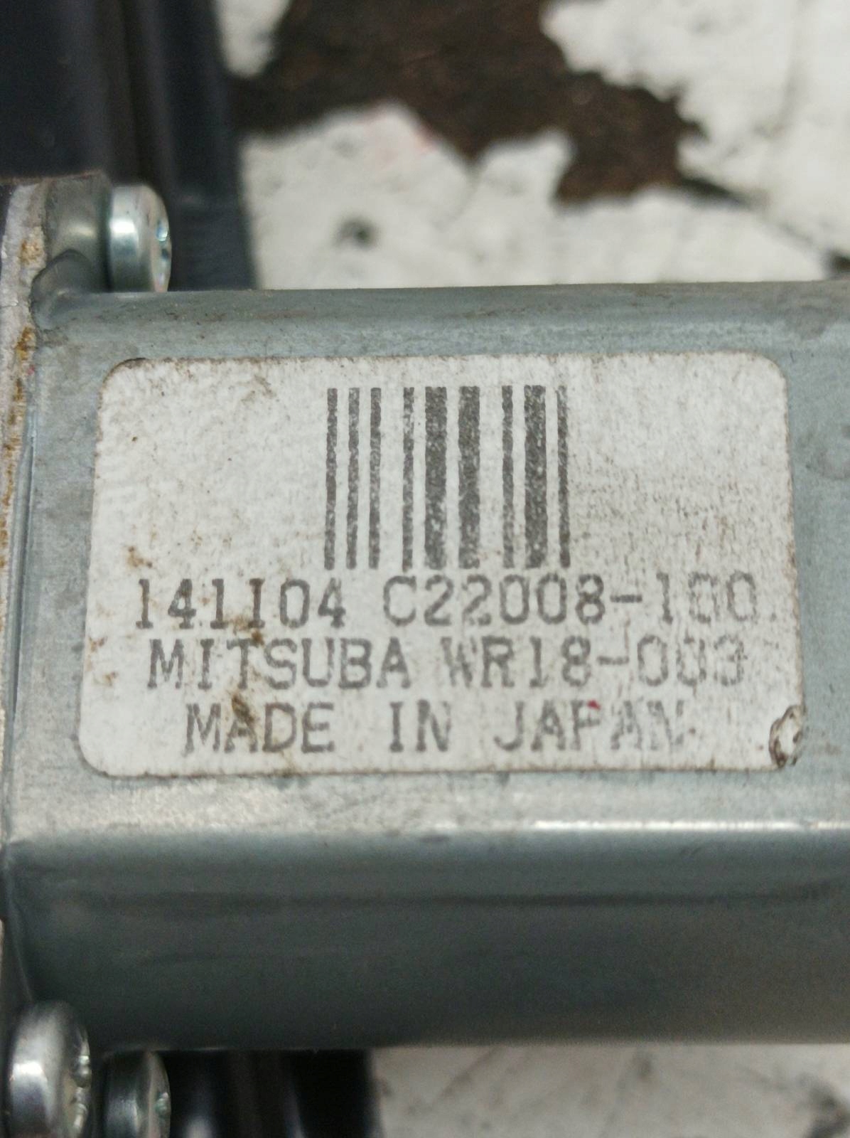 mechanism windows right front 807207795R Renault Kadjar and (2015- )