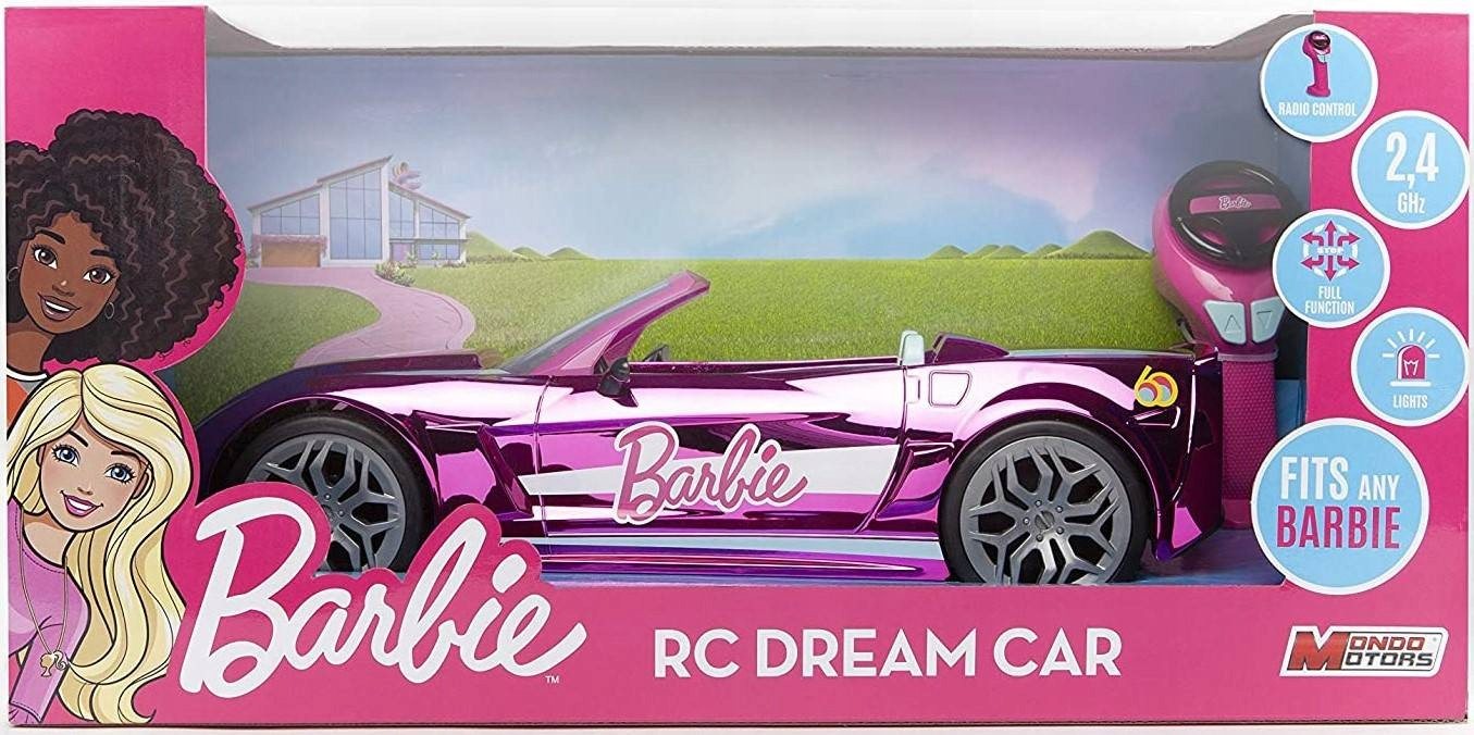 

Barbie Wymarzony Kabriolet Różowy Sterowany 63619