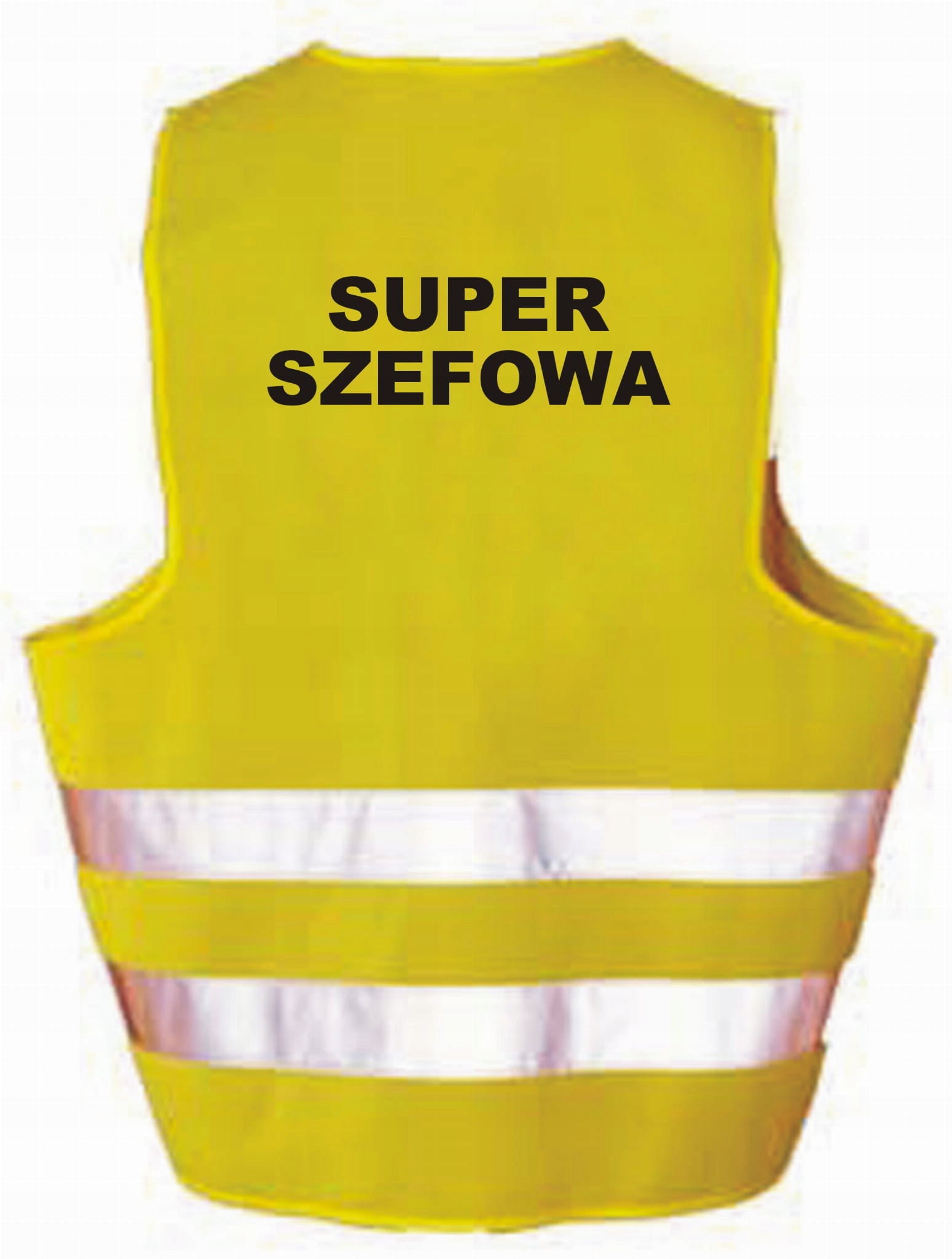 

Kamizelka odblaskowa imprezowa druk Szefowa