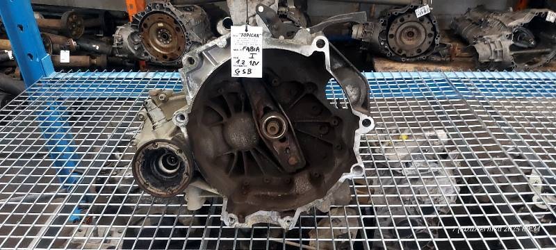 boîte vitesse FABIA et 1.2 GSB