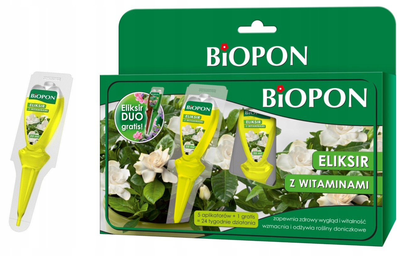 

Biopon Nawóz Eliksir Z Witaminami Zestaw 5+1