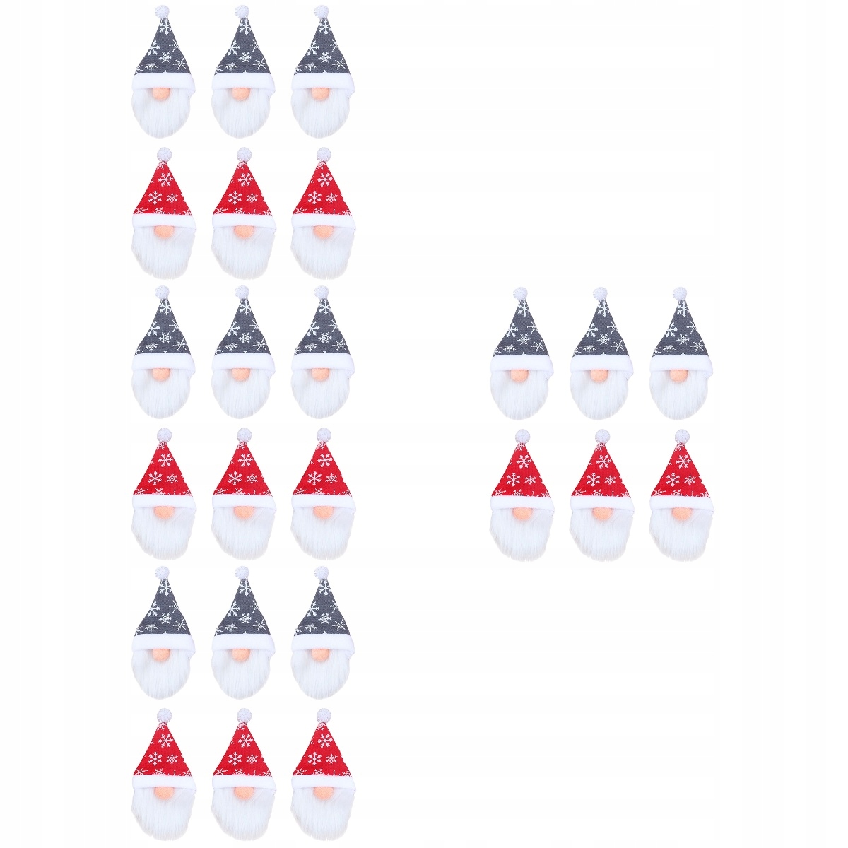Ozdoby świąteczne Pokrowce na butelki 24 szt