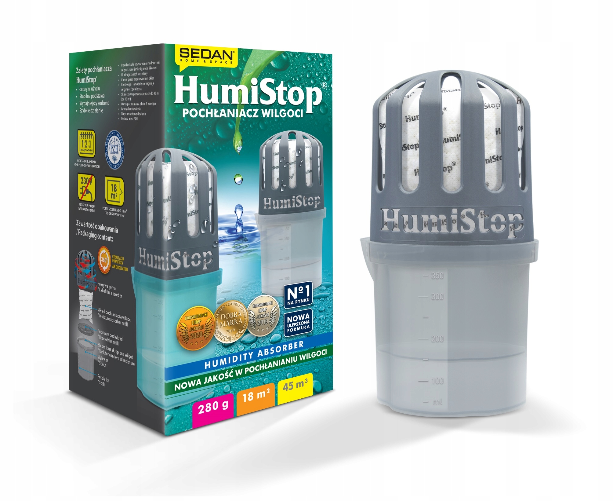 POCHŁANIACZ WILGOCI HUMISTOP z wkładem