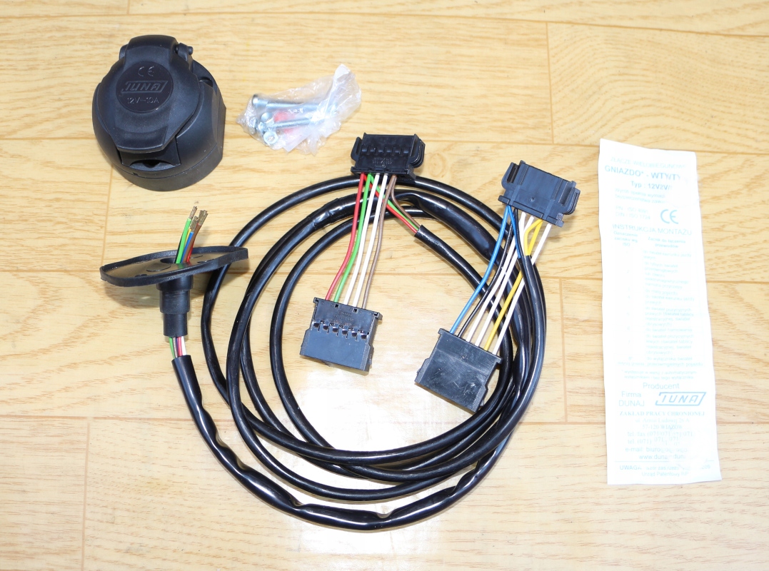 Hak Holowniczy Skoda Fabia 1 1999 - 2007 Hatchback + DEDYKOWANA Wiązka 7pin Numer katalogowy producenta Z/006