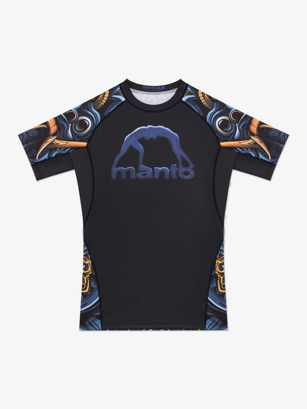 Manto Rashguard Shortsleeve Barong czarny XL