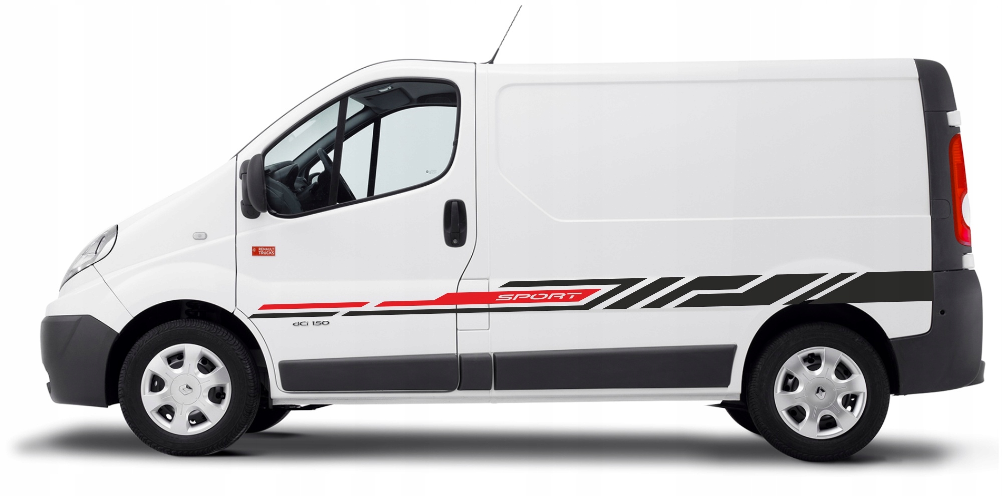 Nálepky na Renault Trafic Opel Vivaro L1 New Line Sport 2 farby