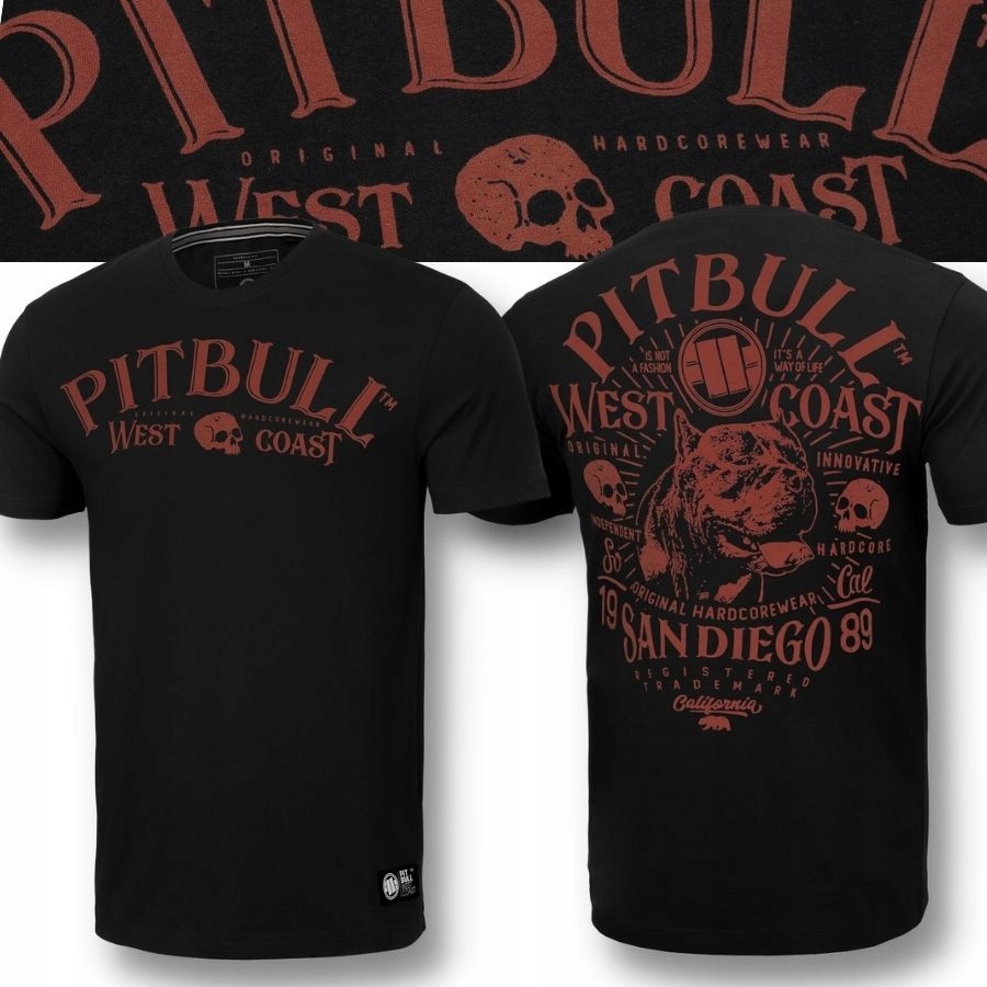 

Koszulka męska Pit Bull t-shirt pitbull Bawełna
