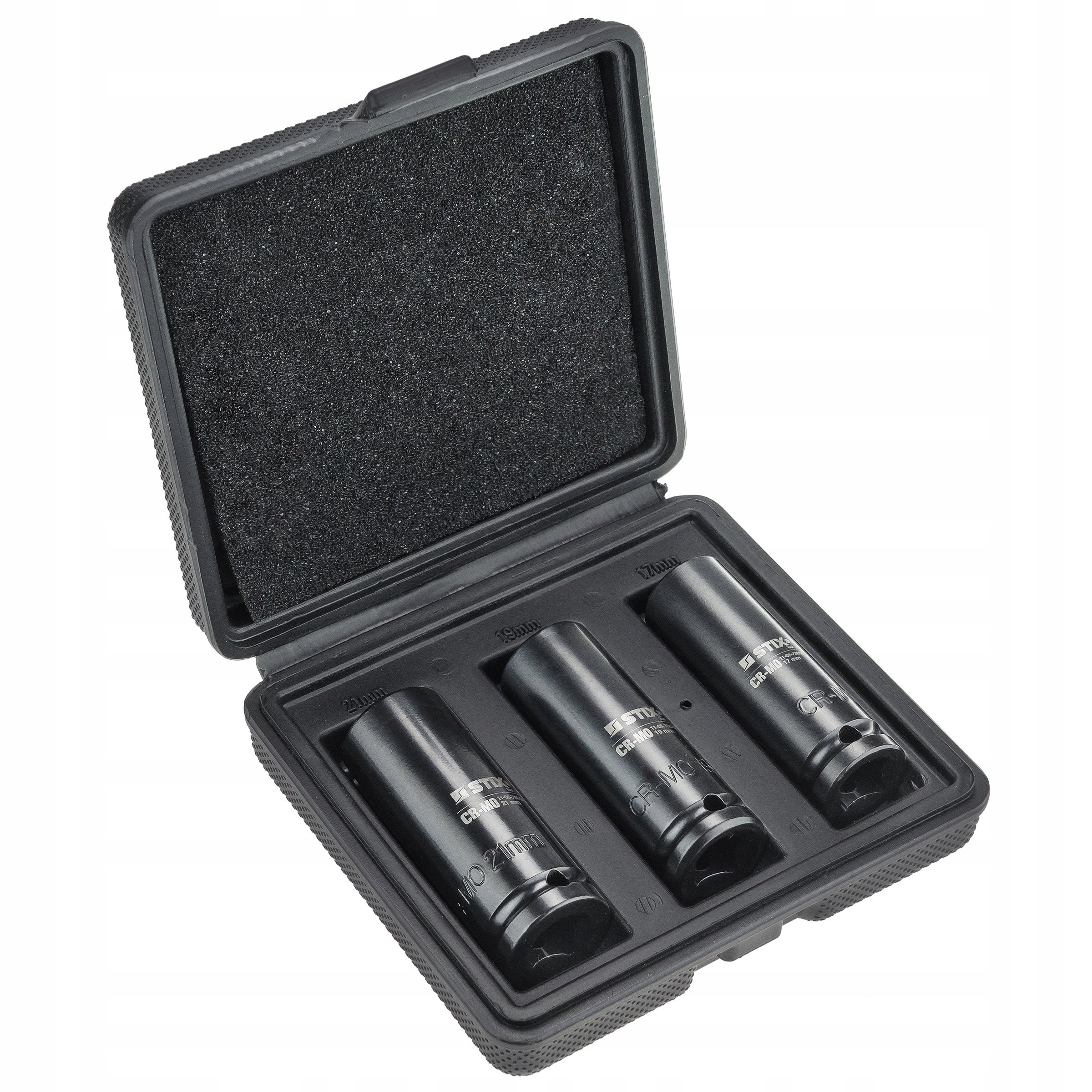 KLUCZ PNEUMATYCZNY UDAROWY DO KÓŁ 1/2 1900 NM + NASADKI 17, 19, 21MM STIX Rodzaj klucz udarowy