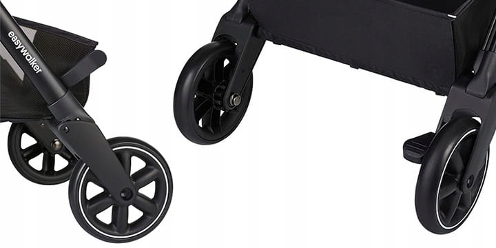 Easywalker Jackey wózek spacerowy | Marble Grey Kolor Odcienie szarości i srebra