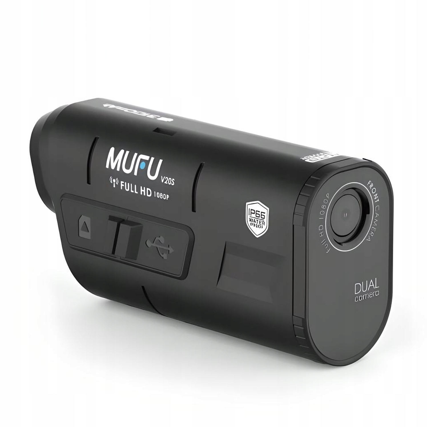 Motocyklový videorekordér Mufu V20S Full Hd 120° akumulátorový Wi-Fi