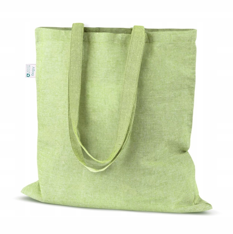 Torba z RECYKLINGU eko ZIELONA bawełniana ZAKUPOWA Marka Allbag