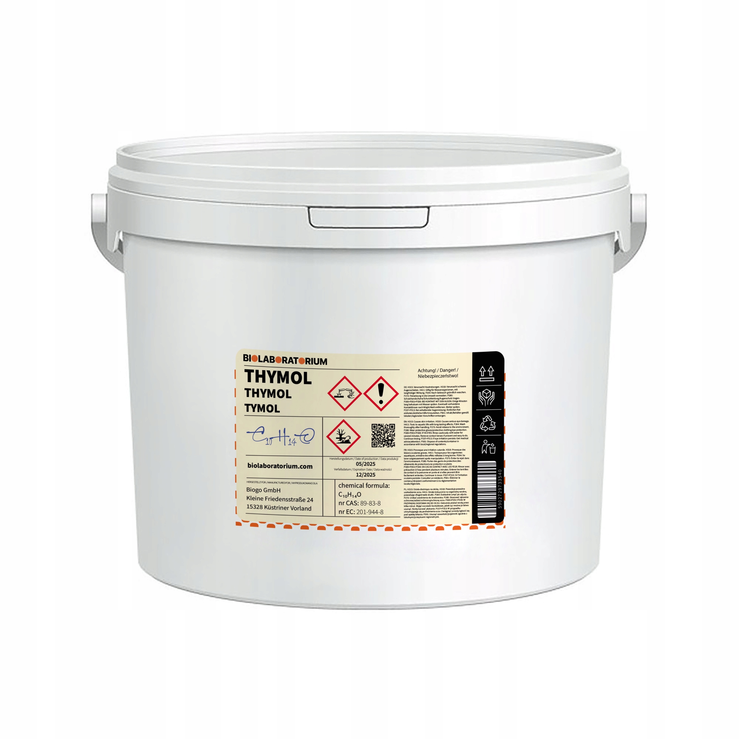 Tymol 5 kg Biolaboratorium