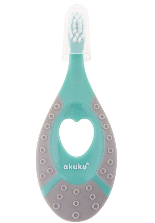 Akuku SZCZOTECZKA do ZĘBÓW dla Dzieci 0 - 2 Lat Kod producenta A0157