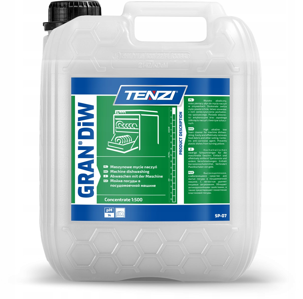 Levně Tenzi Gran Diw Tekutý prostředek do gastro myčky nádobí 5L