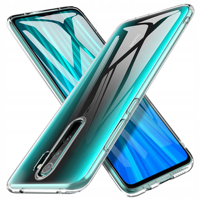 ETUI CLEAR CASE SLIM PLECKI POKROWIEC FUTERAŁ DO REDMI NOTE 8 PRO + SZKŁO