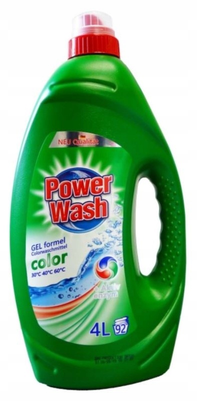 

Power Wash Color żel do prania koloru 92 prania 4L