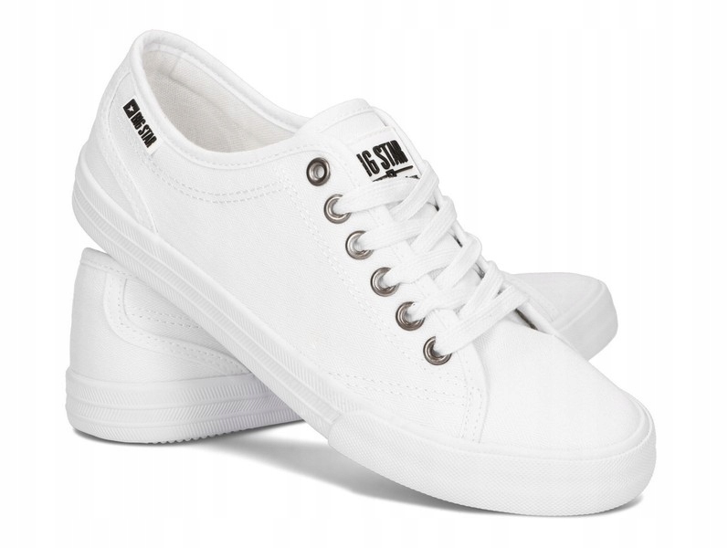 

Trampki Big Star Damskie Buty W274835 Białe 37