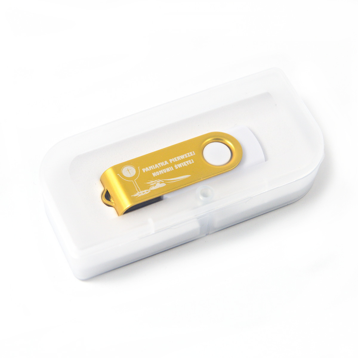 

Pendrive 4 Gb Usb I Komunia Św. Pudełko Grawer