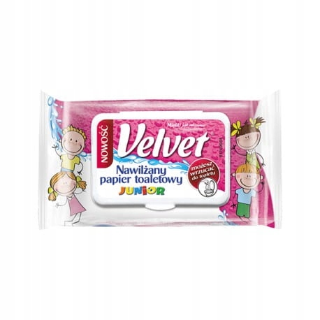 

Velvet Papier Nawilżany Junior 42SZT.