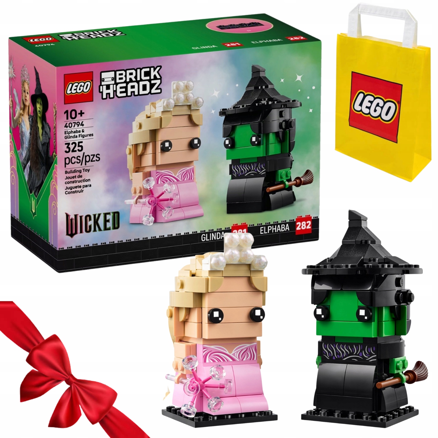 Zestaw Klocków Lego Brickheadz 40794 Wicked: Figurki Elphaby I Glindy