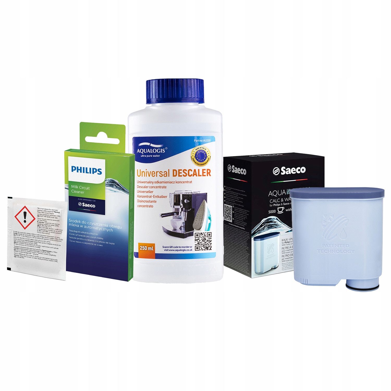 Filtr do kávovaru Saeco Aquaclean CA6903 Odvápňovač 250 ml prášek