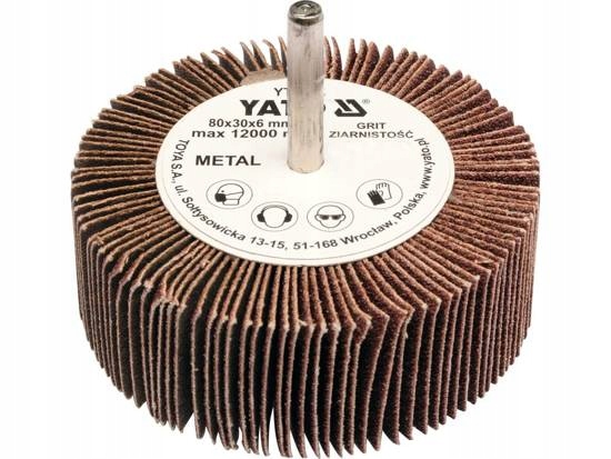 ŚCIERNICA LISTKOWA TRZPIEN 80x30x6 P80 Marka Yato