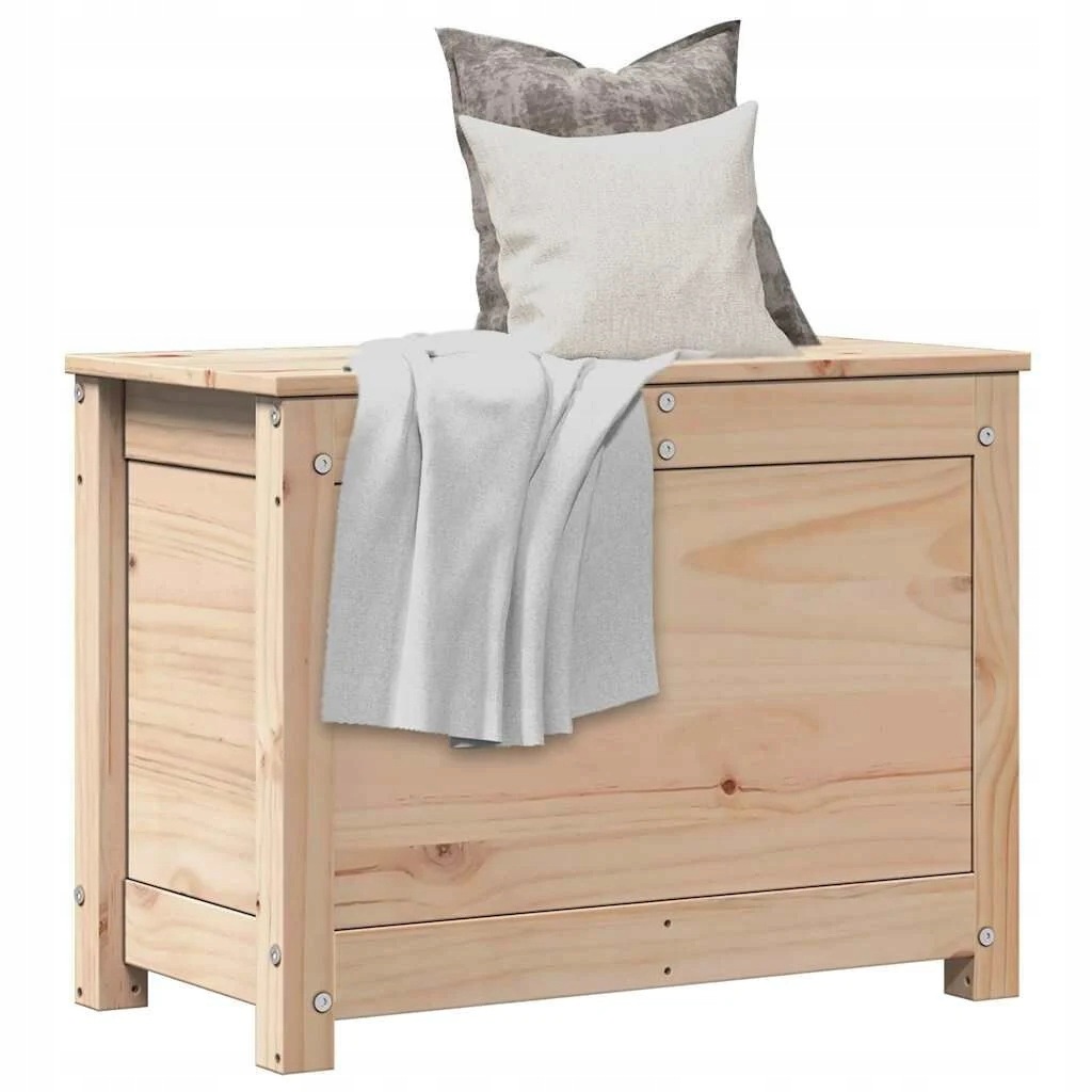 Úložný box, 110 x 50 x 45,5 cm, masívna borovica