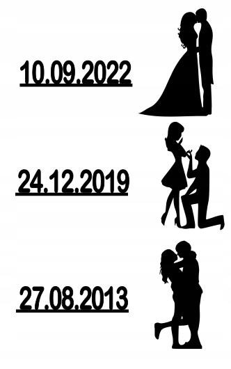 

3 Toppery na Tort weselny Historia Waszej Miłości