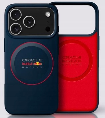 Etui Red Bull Silicone Red Ring MagSafe do iPhone 17 Pro Max granatowy