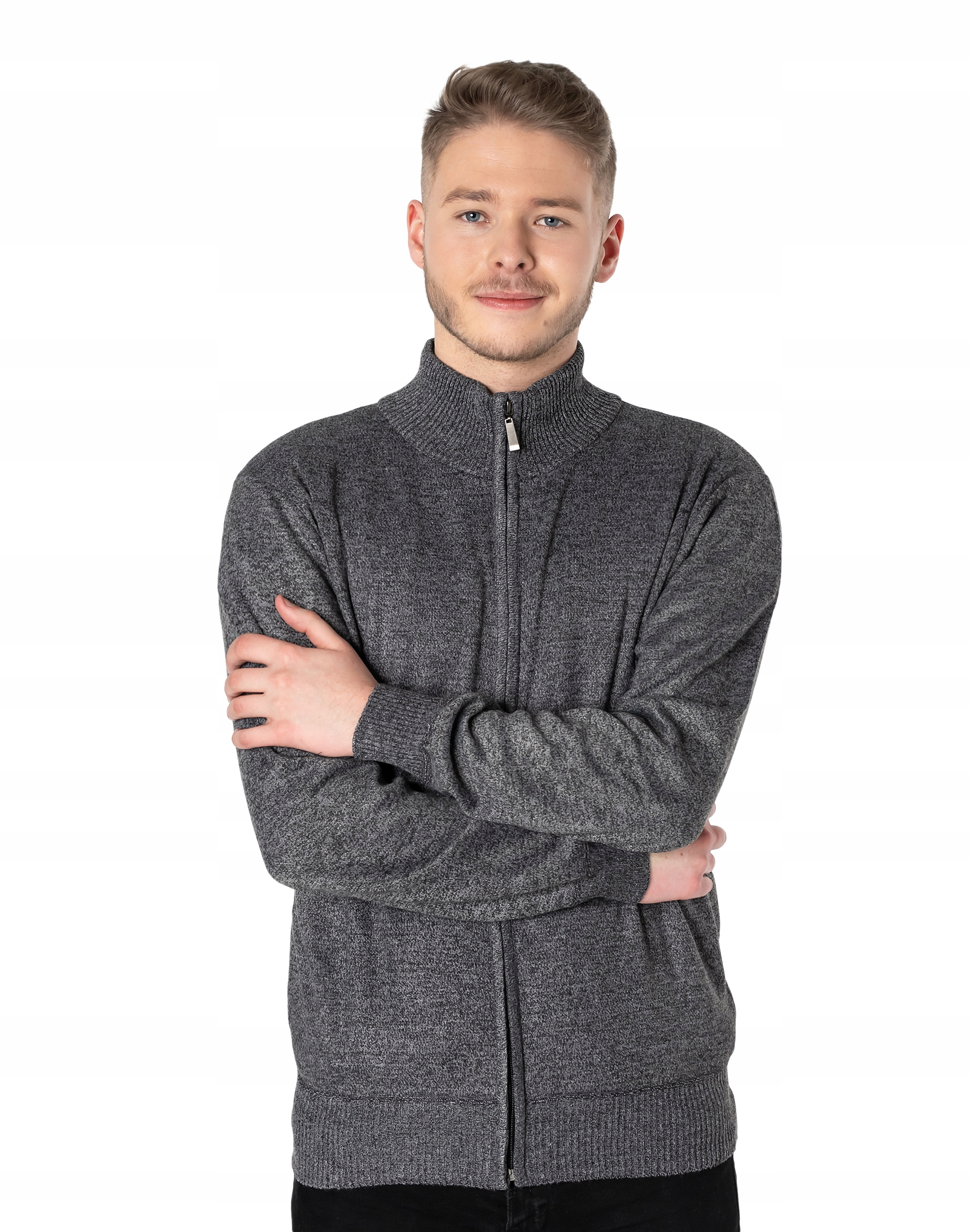 

Sweter Męski Półgolf Rozsuwany na Zamek 6304-1 3XL