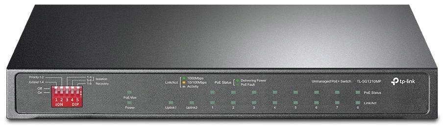 Prepínač Tp-link TL-SG1210MP