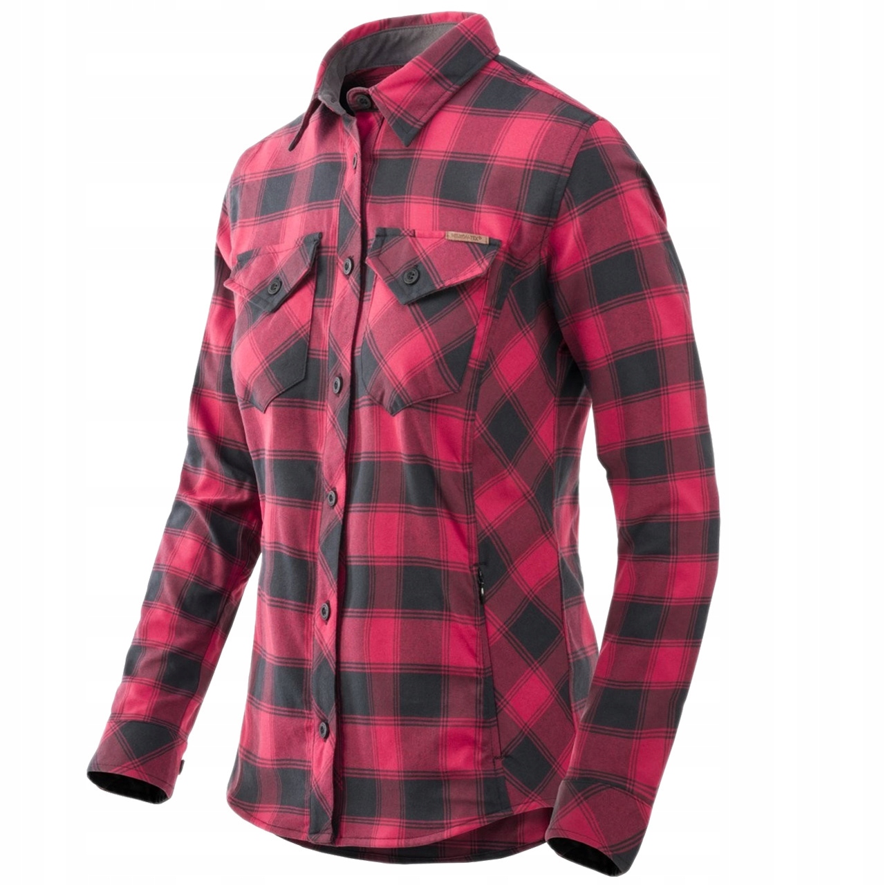 Dámská Kostkovaná Košile Marigold Helikon Prodyšná Coral Crimson