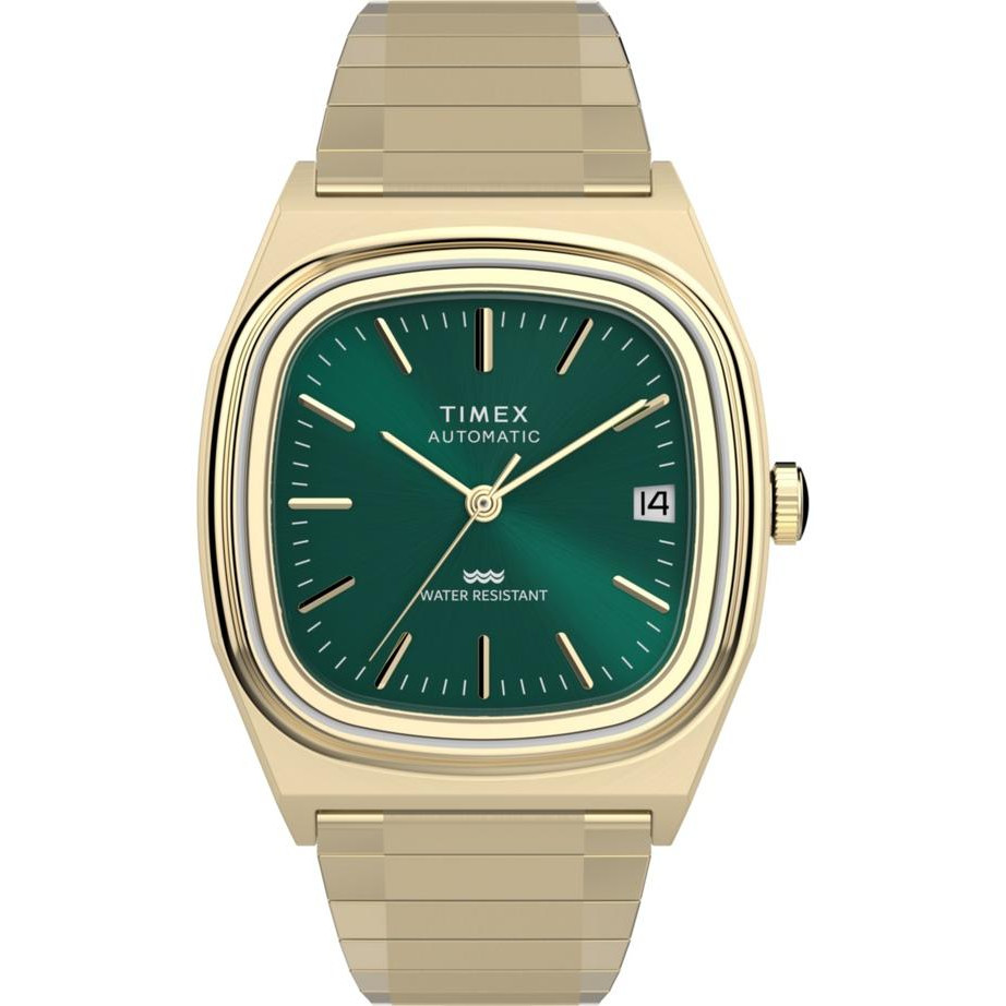 Pánské Hodinky Timex TW2Y67700 zlatý náramek
