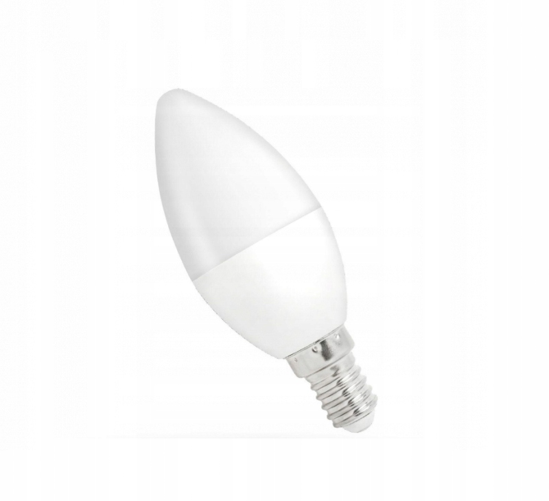 

Żarówka Led świecowa, mleczna E14, 6W, C37 ciepła
