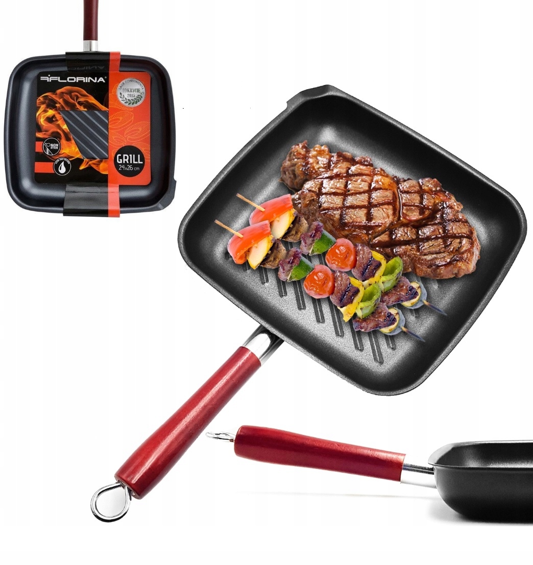 

Patelnia grillowa Carbon Grill prostokątna 24x26
