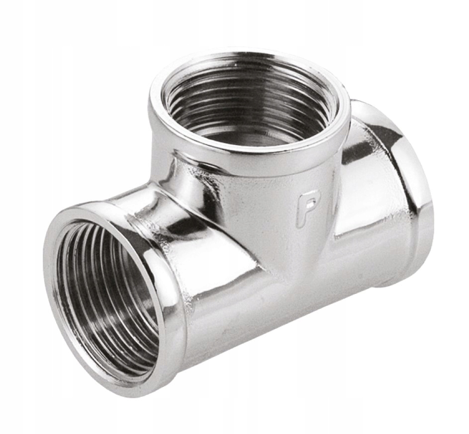 

Chromowany Trójnik 1/2'' Gw/gw/gw DN15 Perfexim